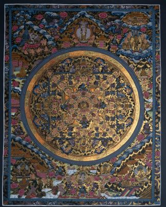 Buddha Mandala - Handmade Thangka Thanka Painting from Nepal