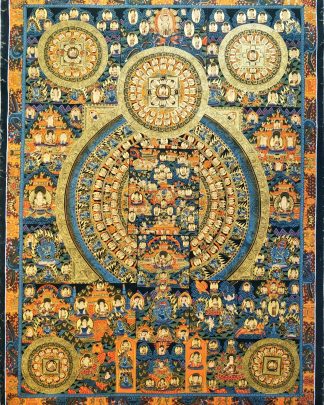 Buddha Mandala - Handmade thangka