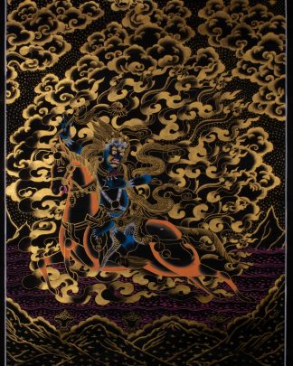 Palden Lhamo - Handmade Thangka Painting from Nepa